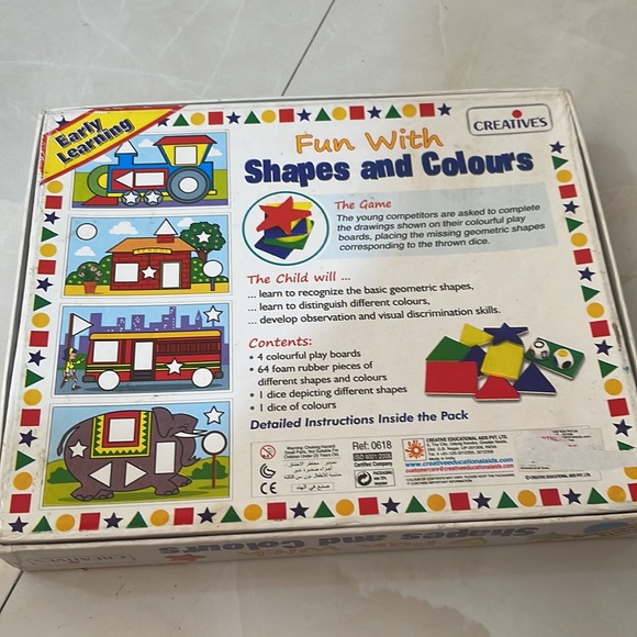 🔴Creative's Fun With Shapes And Colours Board Game for kids - Picture 9 of 11